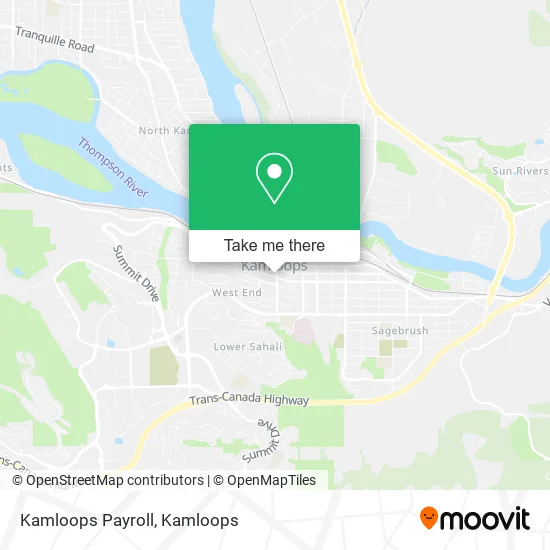 Kamloops Payroll map