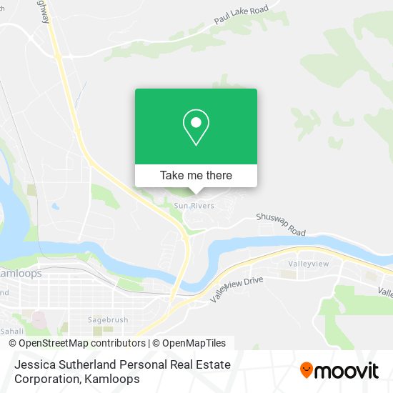 Jessica Sutherland Personal Real Estate Corporation map