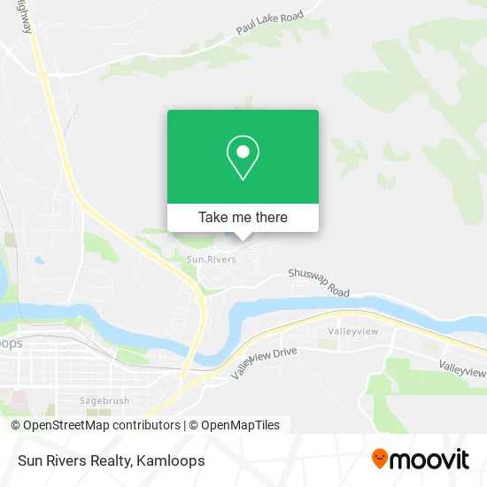 Sun Rivers Realty map