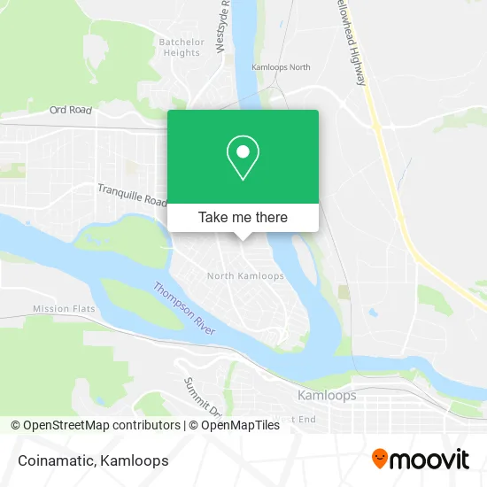 Coinamatic map
