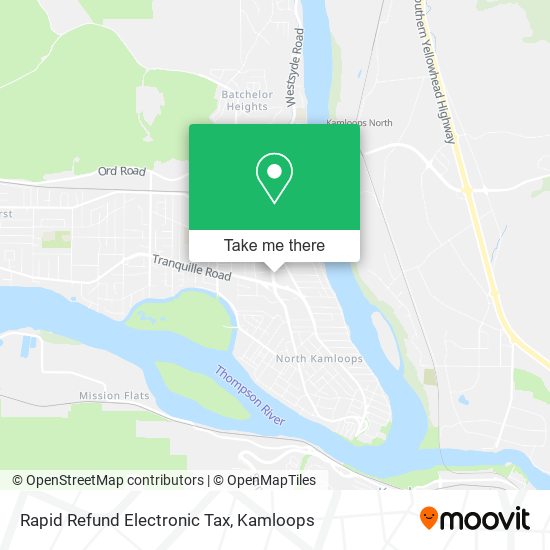 Rapid Refund Electronic Tax map