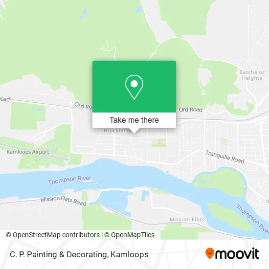 C. P. Painting & Decorating map