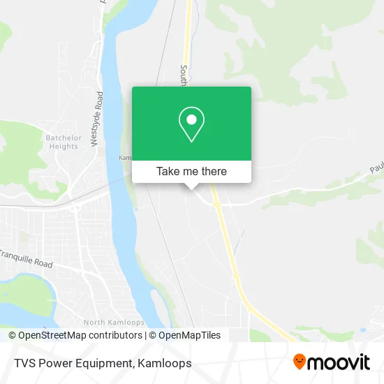 TVS Power Equipment map