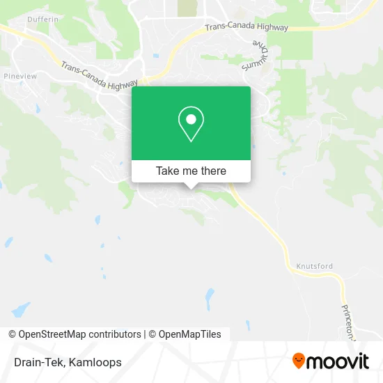 Drain-Tek map