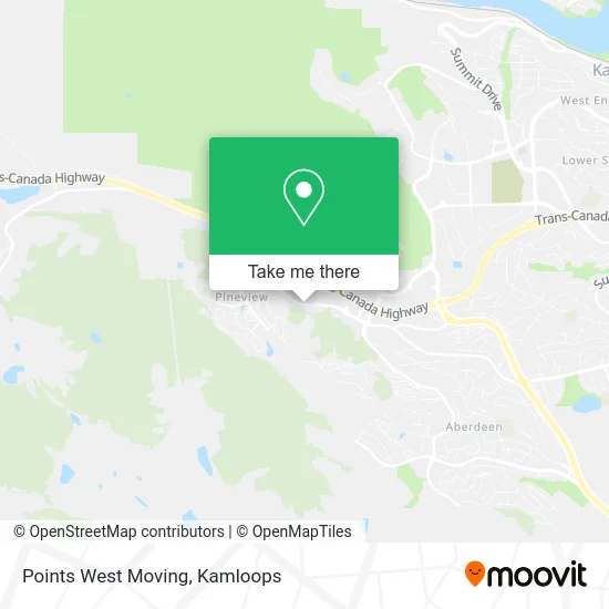 Points West Moving map