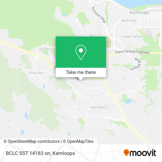 BCLC SST 14183 on map