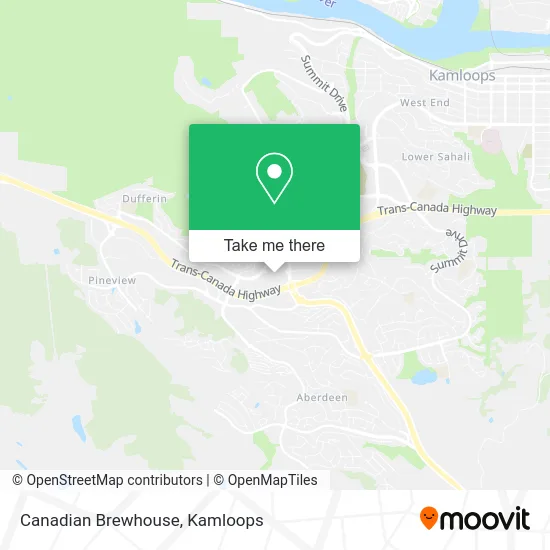 Canadian Brewhouse map