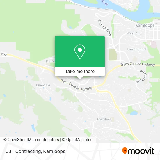 JJT Contracting map