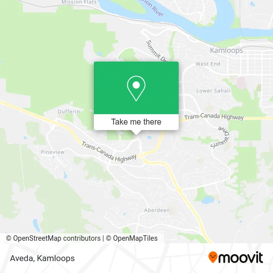 Aveda map