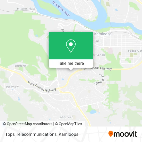 Tops Telecommunications map