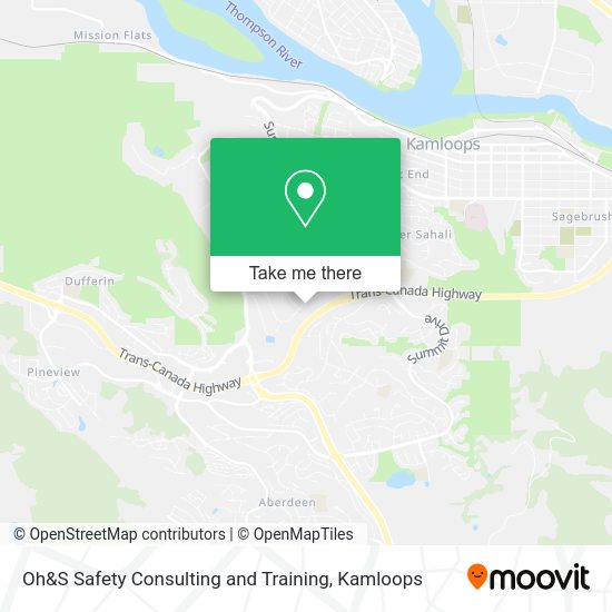 Oh&S Safety Consulting and Training map