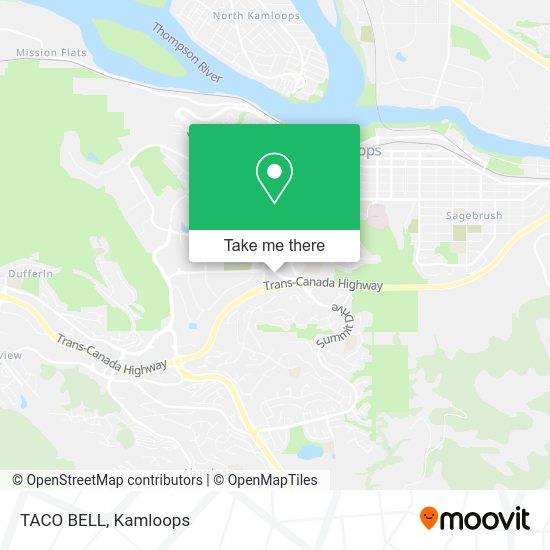 TACO BELL map
