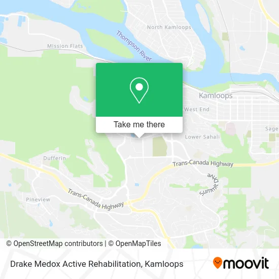 Drake Medox Active Rehabilitation map