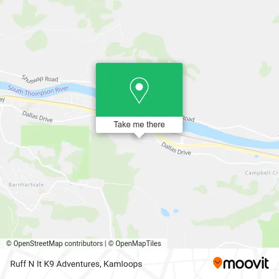 Ruff N It K9 Adventures map