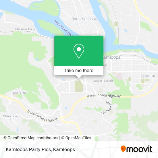 Kamloops Party Pics map