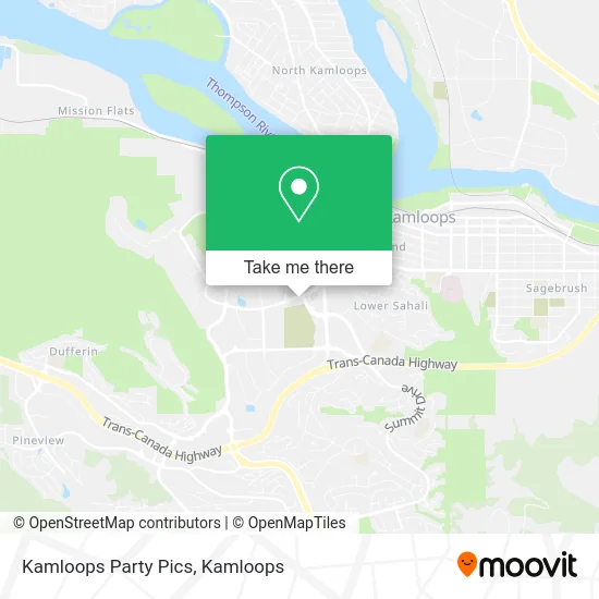 Kamloops Party Pics map