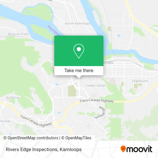 Rivers Edge Inspections map