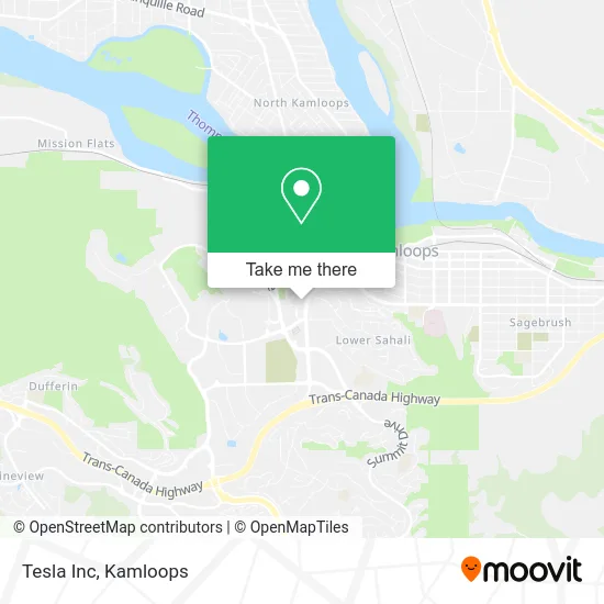 Tesla Inc map