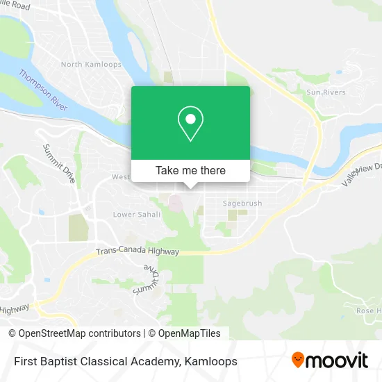 First Baptist Classical Academy map
