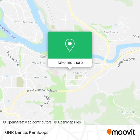 GNR Dance map