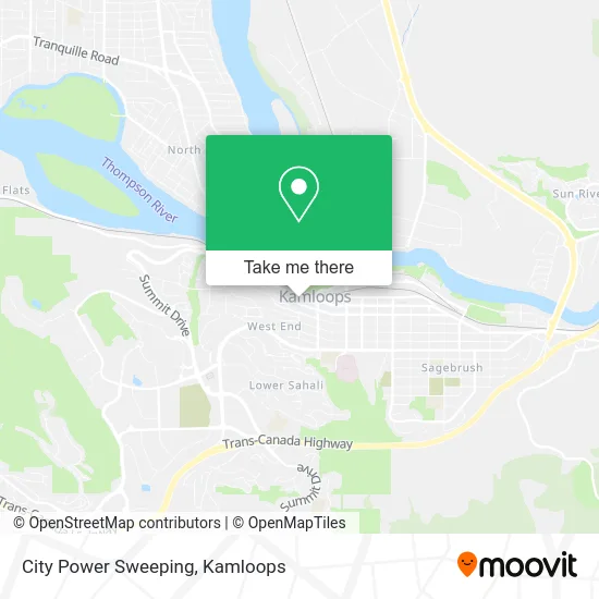 City Power Sweeping map