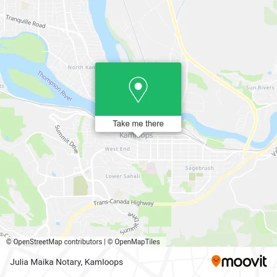 Julia Maika Notary map