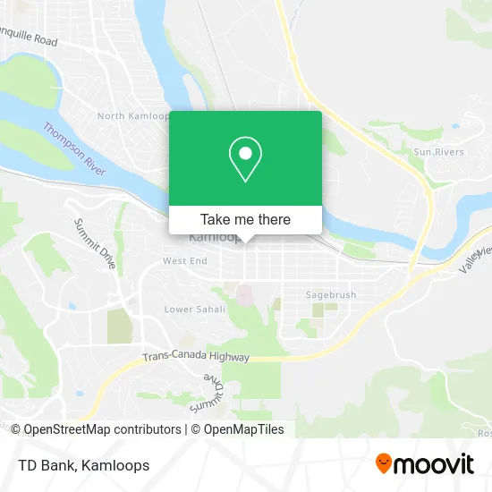 TD Bank map