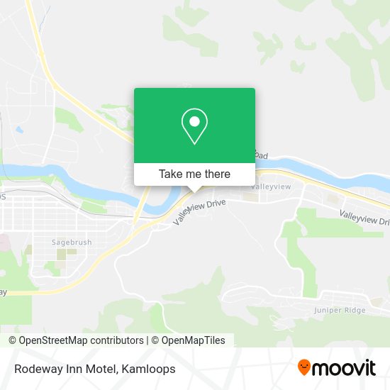Rodeway Inn Motel map