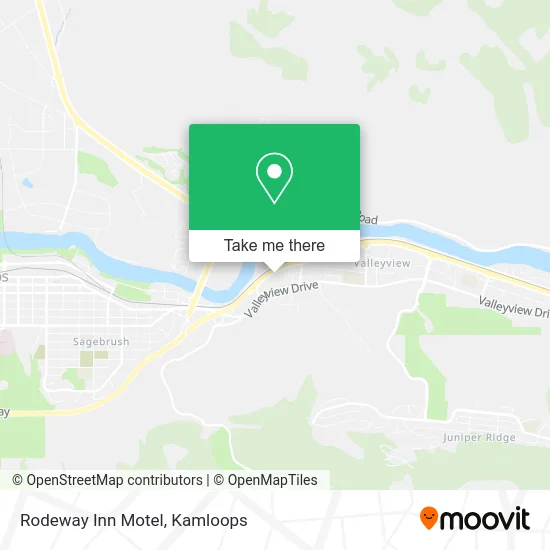 Rodeway Inn Motel map
