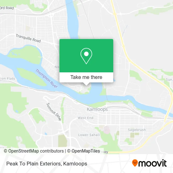 Peak To Plain Exteriors map