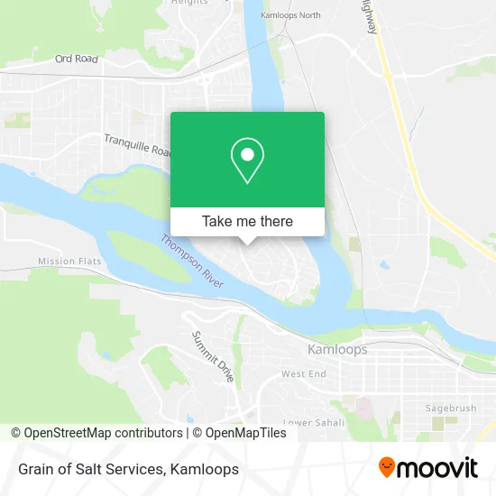 Grain of Salt Services map