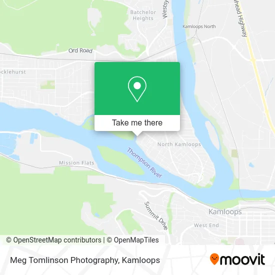 Meg Tomlinson Photography map