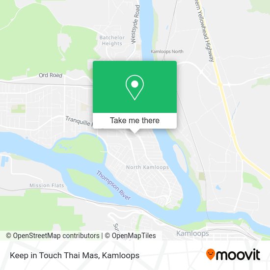 Keep in Touch Thai Mas map