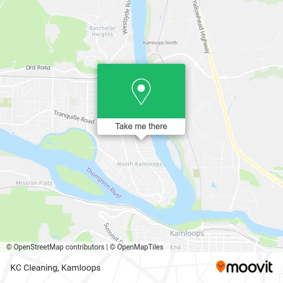 KC Cleaning map