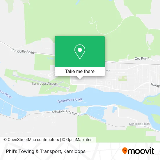 Phil's Towing & Transport map