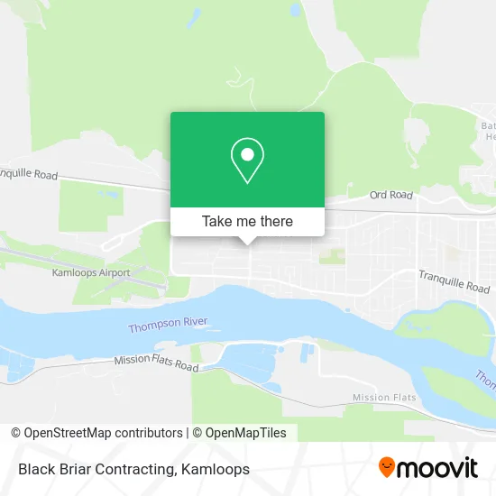 Black Briar Contracting map