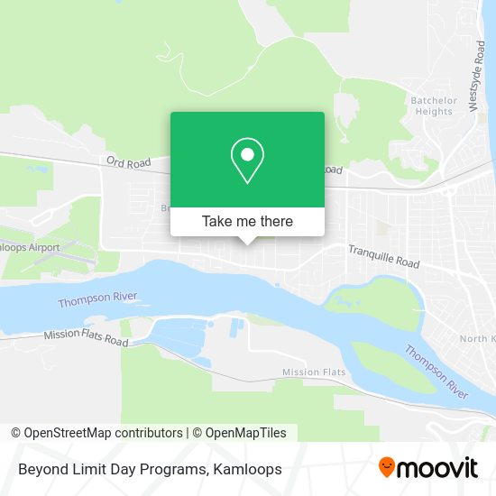 Beyond Limit Day Programs map
