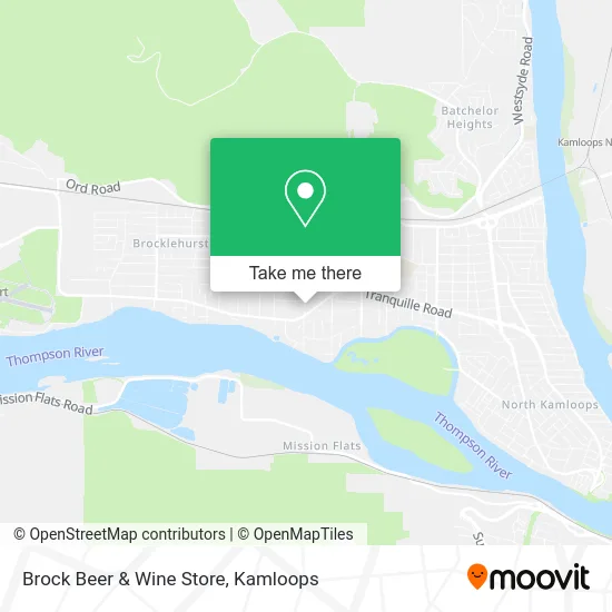 Brock Beer & Wine Store map