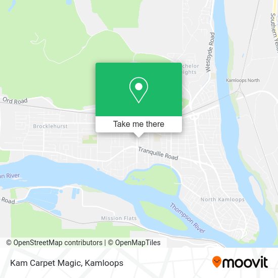 Kam Carpet Magic map