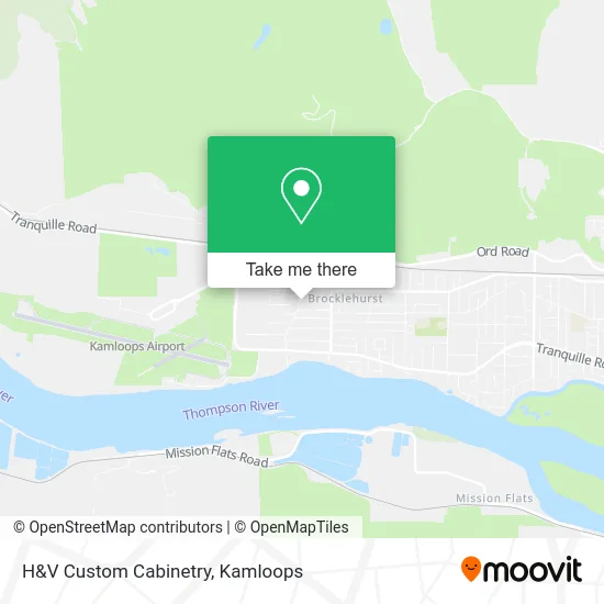 H&V Custom Cabinetry map