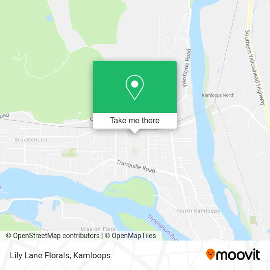 Lily Lane Florals map