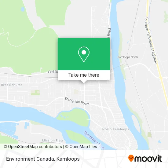 Environment Canada map