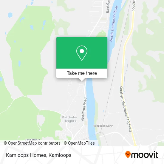 Kamloops Homes map