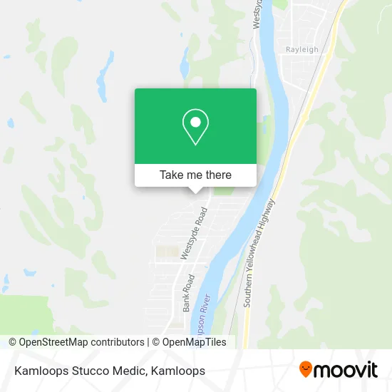Kamloops Stucco Medic map