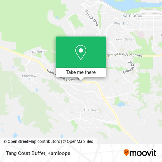 Tang Court Buffet map