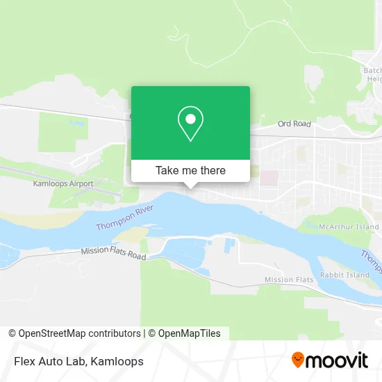 Flex Auto Lab map