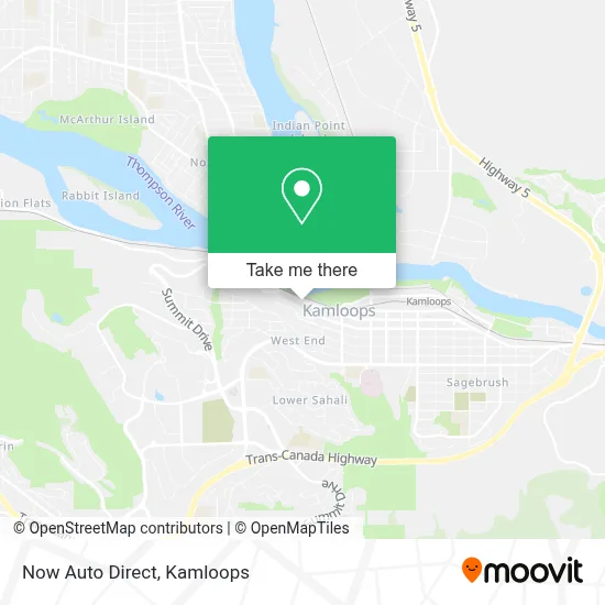 Now Auto Direct map