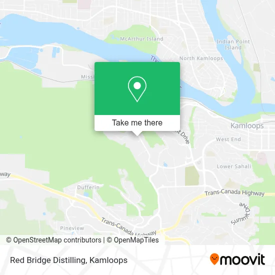 Red Bridge Distilling map