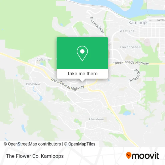 The Flower Co map