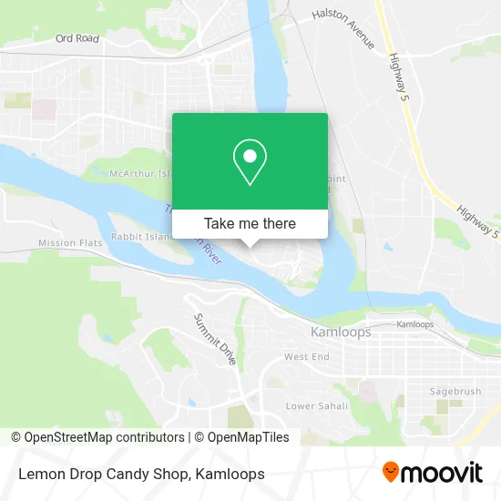 Lemon Drop Candy Shop map